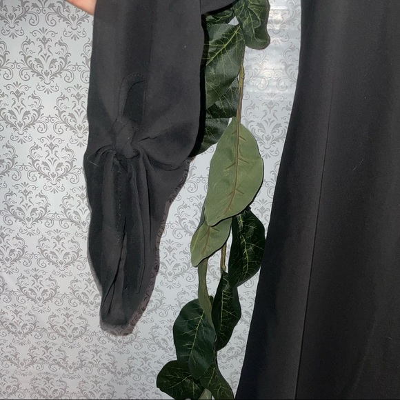 Speechless sheer tunic women’s top black x-small bell sleeve casual formal - Picture 2 of 7